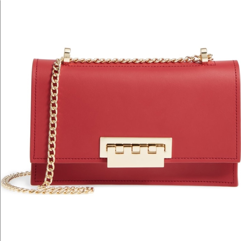 ZAC Zac Posen Earthette Leather Accordion Bag